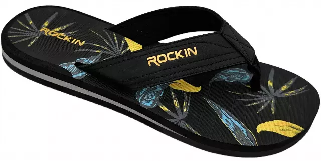 ROCKIN "TROPICAL COMFORT" MENS FLIP FLOPS