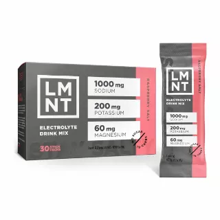 LMNT Zero Sugar Electrolytes - Raspberry Salt - 30-Count