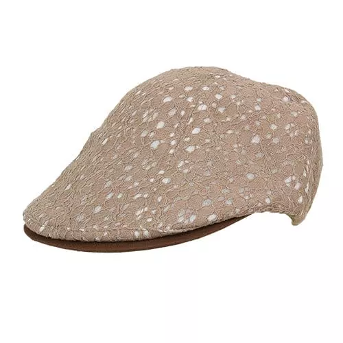 Magid Cotton Eyelet Flat Cap — TOAST