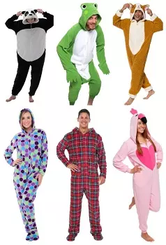 #1-PJC Adult Onesies Costume Pajamas – $6.90 each (10 Onesies)