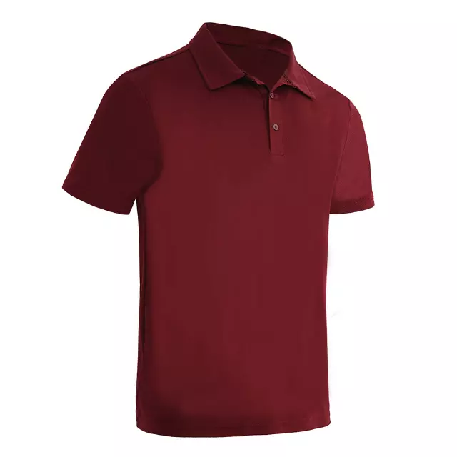 KID'S PERFORMANCE POLO SHIRT OPEN MESH BIRDS EYE - Style #LHK13 - $3.90/Unit MINIMUM 24 PCS - PLEASE SEE DESCRIPTION — Burgandy