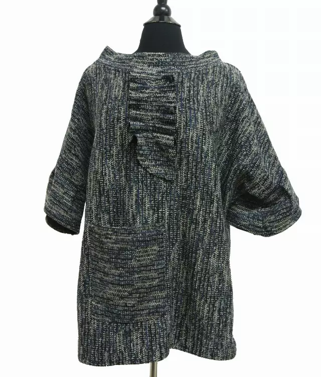 BF102 Pullover Cape — Blue