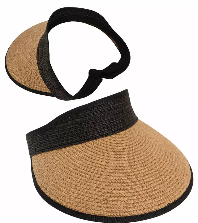 Magid Straw Visor — Toast · SKU HA-6206S-TOAST