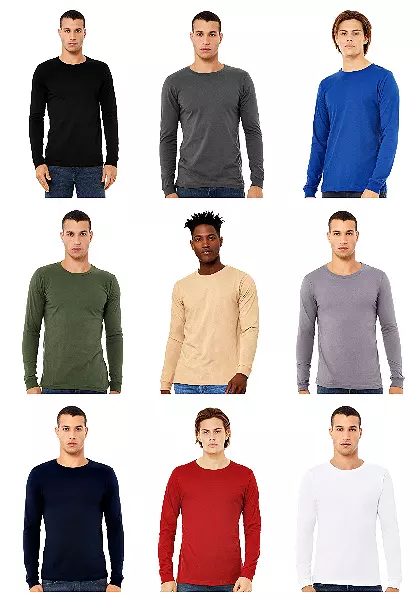 #235-3501 BELLA + CANVAS – Unisex Jersey Long Sleeve Tee – $2.25 each (60 Pieces)