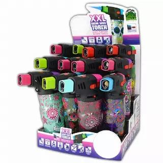 Molded Skull XXL Torch Lighter - 12 Pieces Per Retail Ready Display 24622