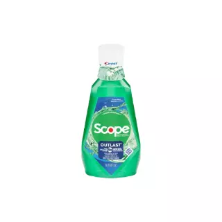 Crest Scope Outlast Mouthwash 1 Liter Case Pk 6