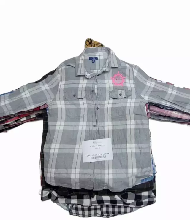 Girls Flannels 36 pcs