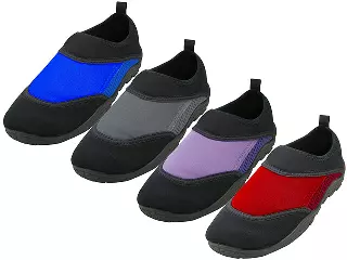 S1184L - Wholesale Women's "Wave" Nylon Upper Two-Tone Water Shoes