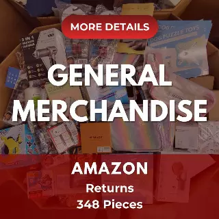Amazon General Merchandise | Assorted Men's, Women's, Kid's General Merchandise | Returns | 348 Pieces | Pallet #PA-613