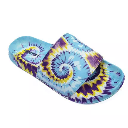 Kids and Toddlers Twisted Tie Dye Slides