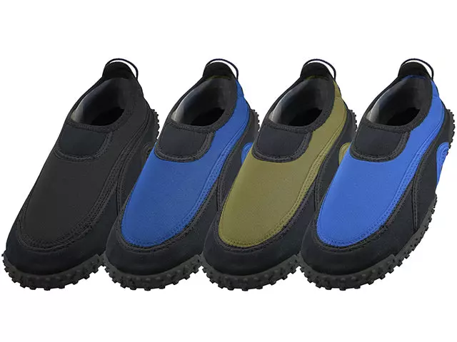 M1189 - Wholesale Men's "Wave" Nylon Upper With TPR. Outsole Quick Drying Water Shoes
