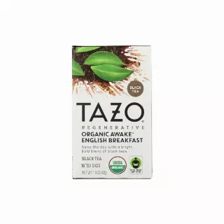 Tazo Organic Awake English Breakfast Tea – 6 Packs of 16ct