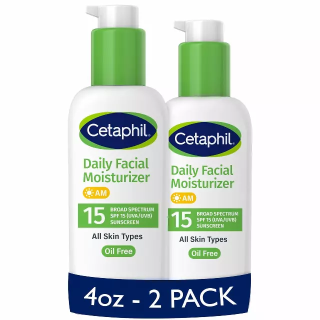 Cetaphil Daily Facial Moisturizer SPF 15 - 4 fl oz - Pack of 2