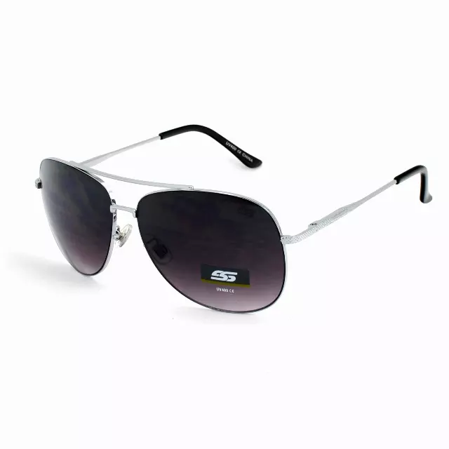 Urban Navigator Shades with Thin Metal Frames and Dark Tinted Lens SS8095
