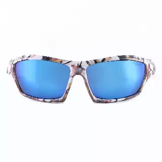 Coolook Semi-Rimless Camo Print Sunglasses CL10845