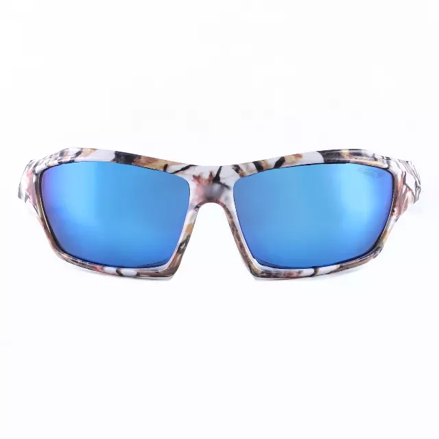 Coolook Semi-Rimless Camo Print Sunglasses CL10845