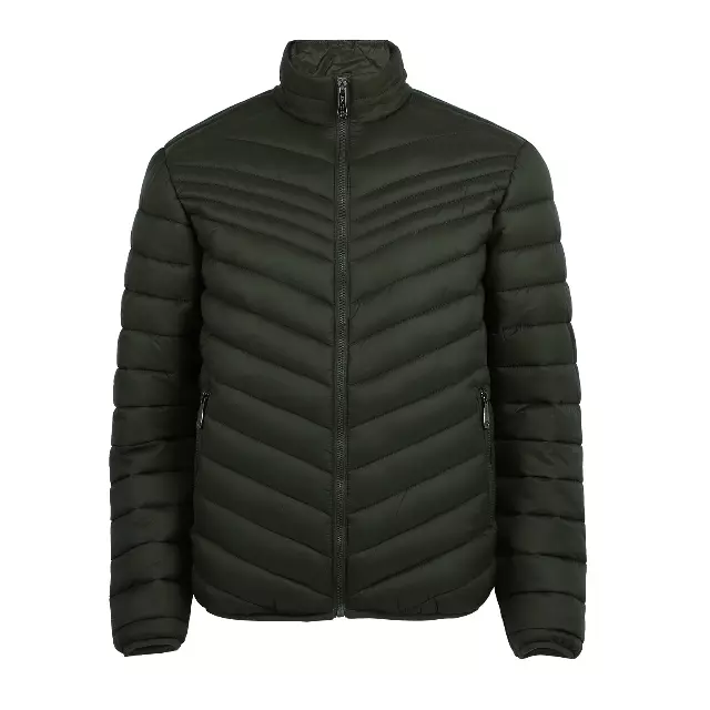 Men’s Full Zip Puffer Jacket - Style #MFJ806 - $16.00/Unit 12 PC — M-2XL (WHOLESALE) / Ranger Green