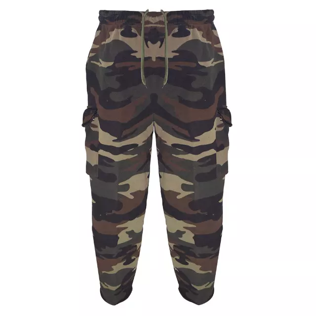 Men's Fleece Open Leg Cargo Style Sweatpants - Style #BT703X Plus Size - $8.80/Unit - 24PCS/CS - PLEASE SEE DESCRIPTION — Camo