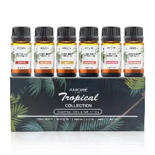 TROPICAL COLLECTION ESSENTIAL OILS (6 OILS IN A GIFT SET)