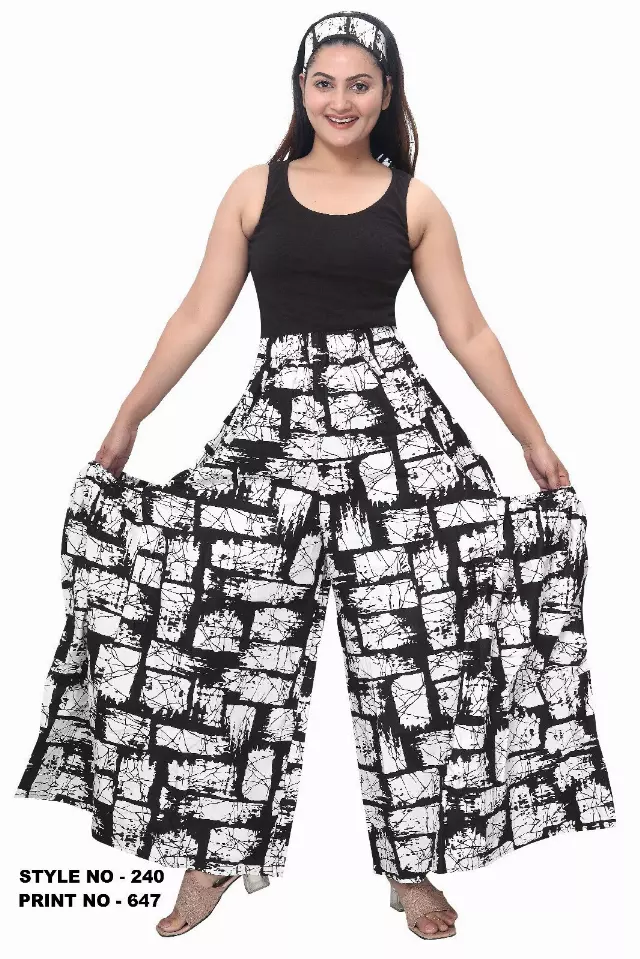 240 - NEW PRINT ALERT!! Ankara Palazzo Pants With Big Side Pockets (3 PCS PRE-PACK) - $20.00 Each — One Size (4 - 24) / Print-647