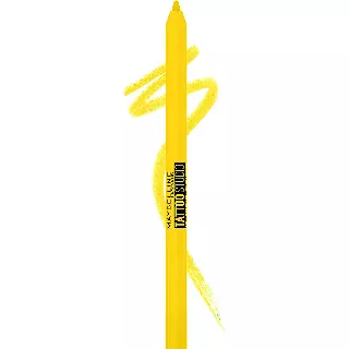 MAYBELLINE New York Tattoo Studio Long-Lasting Sharpenable Eyeliner Pencil, Glide on Smooth Gel Pigments with 36 Hour Wear, Waterproof Citrus Charge 0.04 oz