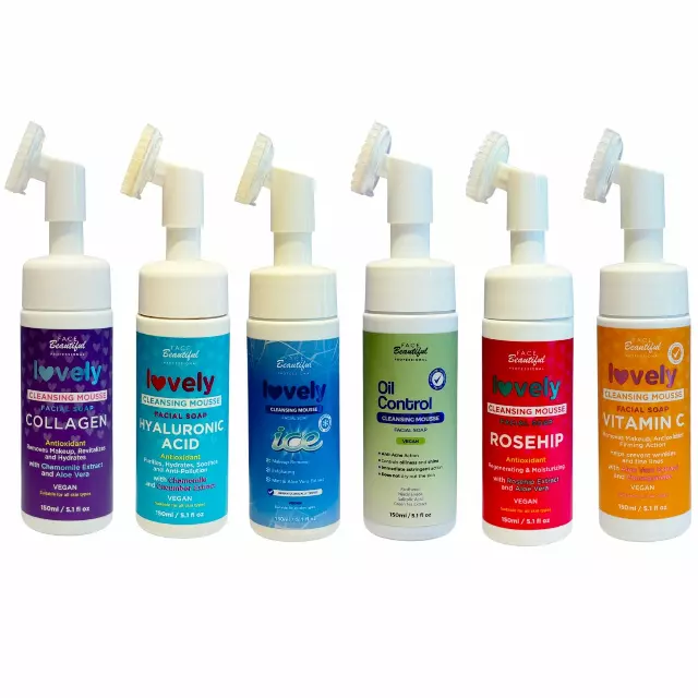 Face Beautiful Lovely Cleansing Mousse Assorted - Wholesale 6 Units (FB-005)