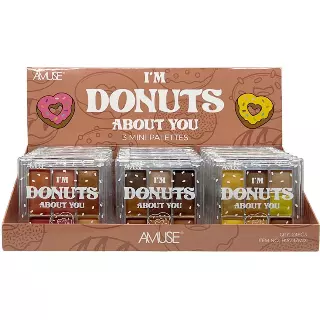 Amuse I'M Donuts About You Eyeshadow Palette - Wholesale Display 24 Units (FK9747MIX)