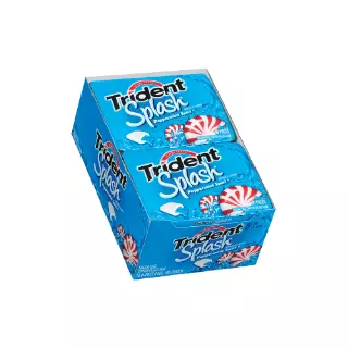 Trident Splash Peppermint Swirl Sugar-Free Gum, 90 Pieces