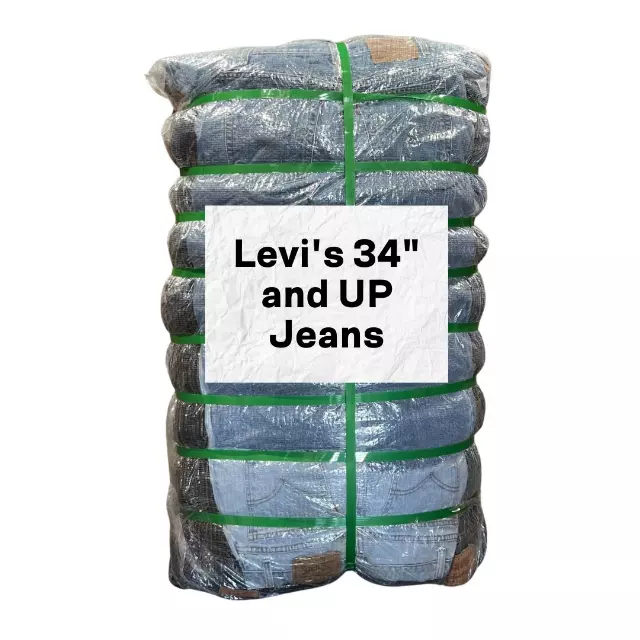 Levi's 34" and Up Jeans Bale — 50LB