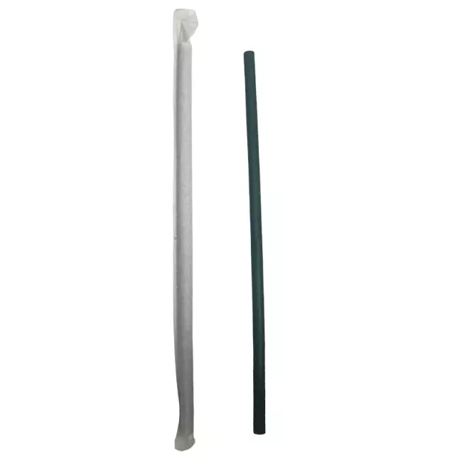 Eco-friendly Paper Straws, Dark Green · 82,000 pieces