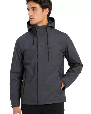 Men's Lightweight Windbreaker Jacket #K09 — Charcoal / S-M-L-XL-2XL
