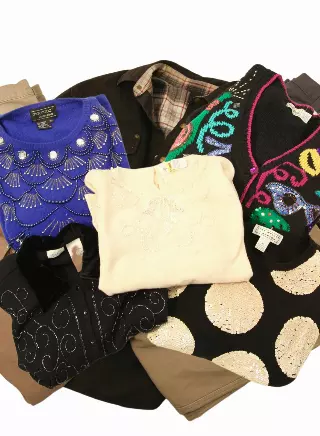 Vintage & Modern Beaded Sweater Mix Of 15
