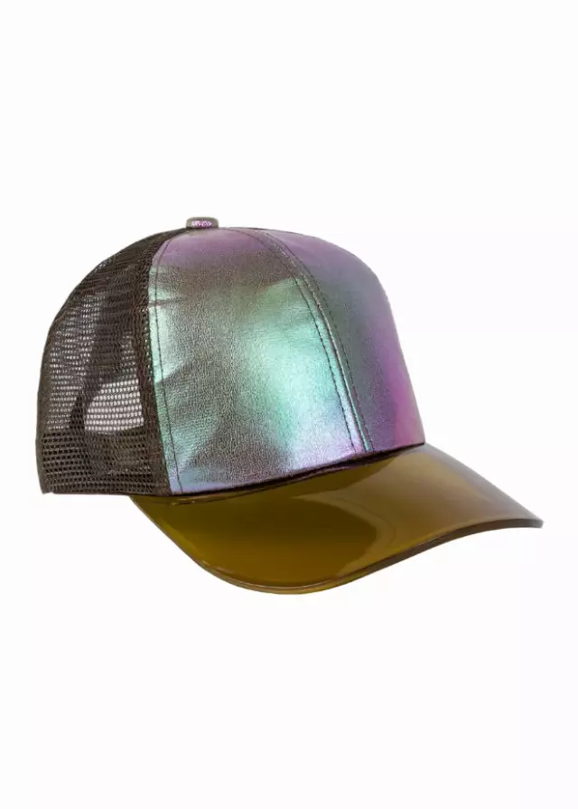 Magid Duochrome Acrylic Brim Baseball Cap — GOLD