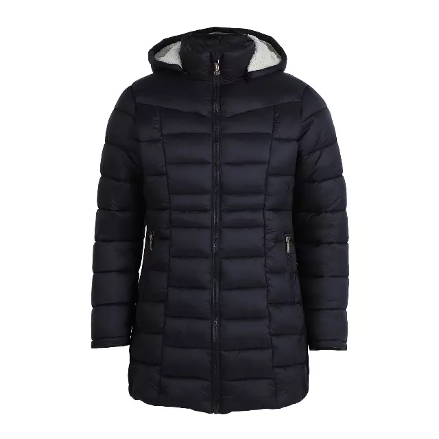 Women’s Three Quarter Length Soft Shell Jacket Plus Size - Style #LJ326X - $18.00/Unit 12 PC — Plus Size (WHOLESALE) / Black
