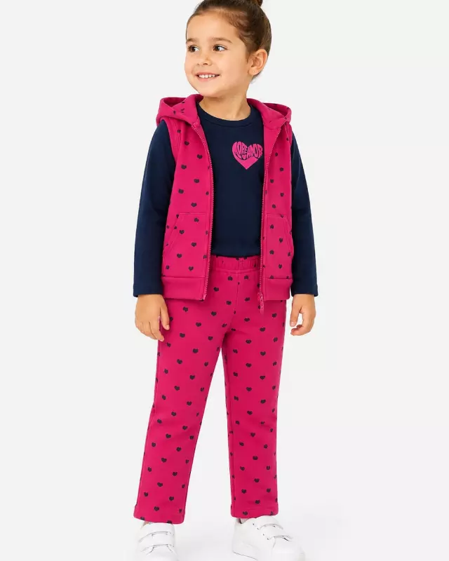 Girls' 3PC Fleece Set #T16