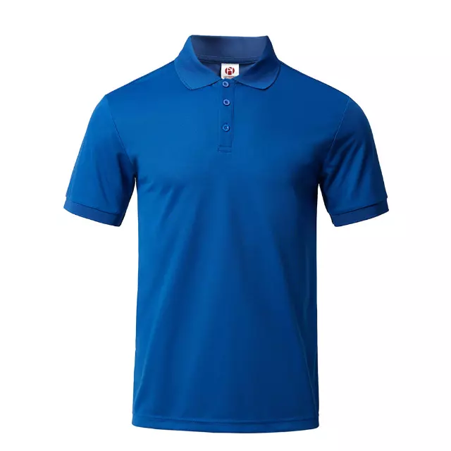 Men's Quick Dry Polo Shirt with 3 Button Placket & ribbed Hem & Rib Knit Collar - Style #LHT15 - $7.90/PC MINIMUM 48 PCS- PLEASE SEE DESCRIPTION - S-2XL — Royal Blue