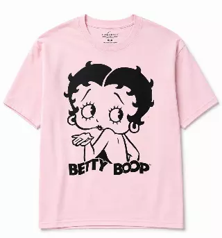 BETTY BOOP ANGEL T-SHIRT PINK