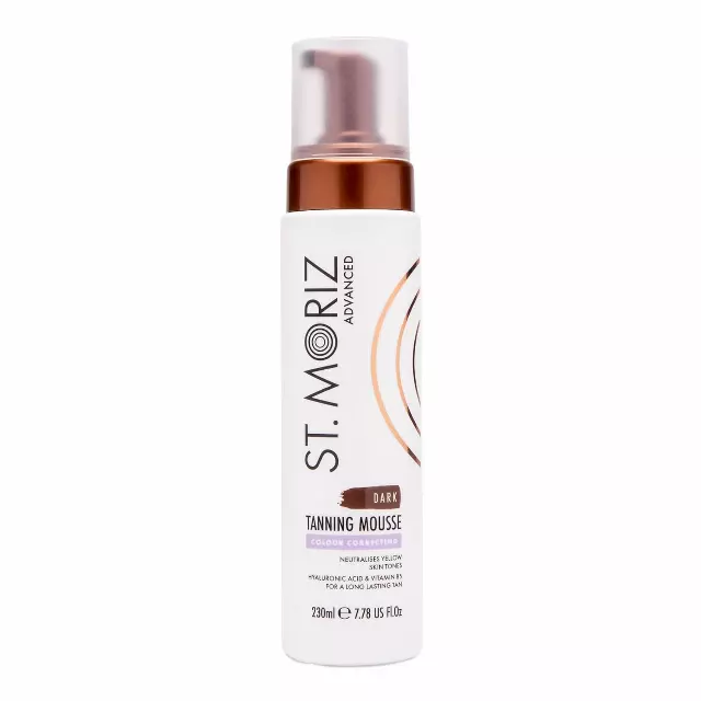WHOLESALE ST. MORIZ ADVANCED TANNING MOUSSE COLOR CORRECTING 7.78 OZ - DARK - 48 PIECE LOT