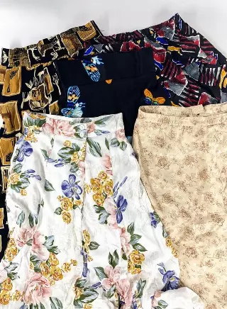 Vintage & Modern Rayon Skirt Mix Of 20
