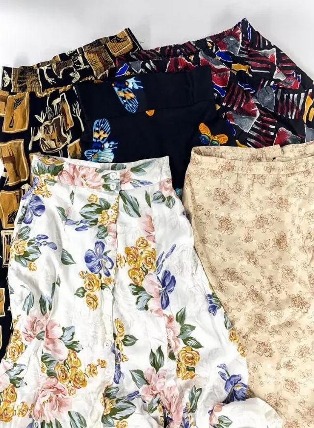 Vintage & Modern Rayon Skirt Mix Of 20