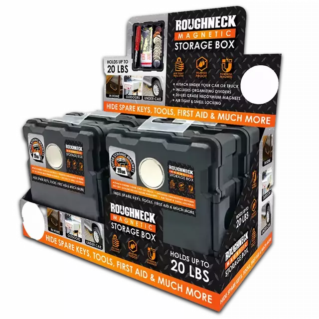 Magnetic Storage Box - 4 Pieces Per Retail Ready Display 41592