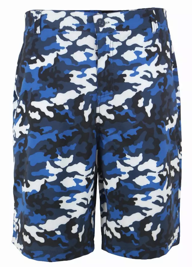 Men's Amphibian Shorts Quick Dry Camo Design- Style #MP305-$8.00/Unit - 24 PIECES - PLEASE SEE DESCRIPTION — Navy Camo