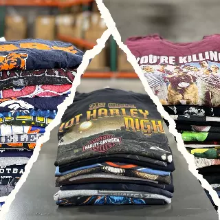 Pick 3 Custom 50lb T-Shirt Bale — Harley / Pro Sports / TV / Movies