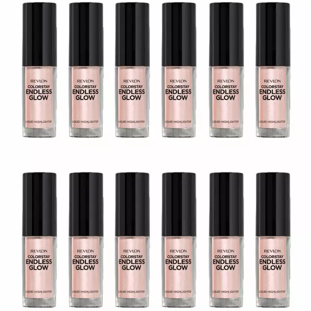 Revlon Colorstay Endless Glow Liquid Highlighter 002 Rose Quartz - Liquidation 12 Units (REV-604)