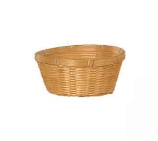 MS1503-8NH – 8” Round Bamboo-No Liner-“each” Min 12 – Case 120 pcs.