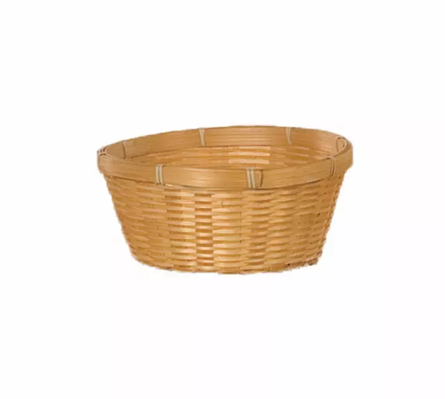 MS1503-8NH – 8” Round Bamboo-No Liner-“each” Min 12 – Case 120 pcs.