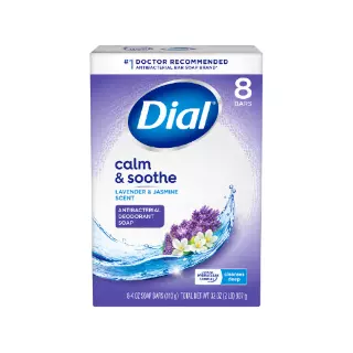 DIAL BAR SOAP 4oz. 8pack LAVENDER & TWILIGHT JASMINE CASE PK 4