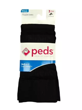 #6-PD-1505719 PEDS Women’s Trouser Sock – $.40 Per 3 Pair Pack (20 Packs)