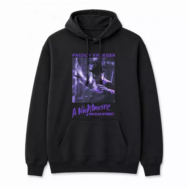 A NIGHTMARE ON ELM STREET KREUGER HOODIE BLACK