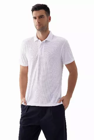 Men's Polo With Glasses Holder Style #MS026- Open Stock Available - $6.90/Unit OPEN STOCK MINIMUM 24 PCS — S-2XL(WHOLESALE) / White